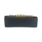GUCCI Shoulder Bag 432182 leather Black Gold Metal ChainShoulder Bag Pochette Studs Pearl Women Used Authentic