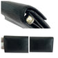 LOUIS VUITTON Long Wallet Purse M63572 Epi Leather Noir Black SilverMetal Epi Porto Monnet Credit