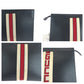 GUCCI Clutch bag 475316 leather Multi Web stripe