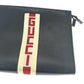 GUCCI Clutch bag 475316 leather Multi Web stripe