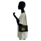 GUCCI Shoulder Bag 409487 leather Black GoldMetal ChainShoulder Bag Padlock Women Used Authentic