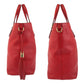 GUCCI Tote Bag 282303 leather Red Gold Metal Tote Bag handbag Soho Women Used Authentic