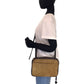 LOEWE Shoulder Bag Suede, Leather Brown Crossbody Shoulder Bag Pochette Camera Bag anagram Women Used Authentic