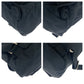 PRADA Backpack Nylon Black SilverMetal Backpack Backpack Test Triangle With logo Women Used Authentic