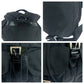 PRADA Backpack Nylon Black SilverMetal Backpack Backpack Test Triangle With logo Women Used Authentic