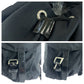 PRADA Backpack Nylon Black SilverMetal Backpack Backpack Test Triangle With logo Women Used Authentic