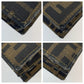 FENDI Shoulder Bag canvas Brown Gold Metal Shoulder Bag Handbag Zucca Pattern Women Used Authentic