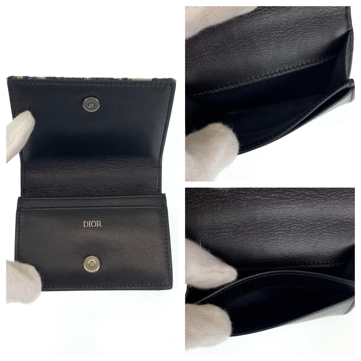 Dior Shoulder Bag canvas Navy Oblique Trotter