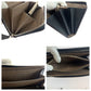 LOUIS VUITTON Long Wallet Purse M60146 leather Noir Black SilverMetal Long Wallet Purse Portefeuille comet Women Used Authentic