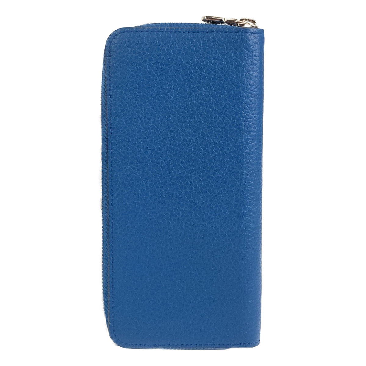 LOUIS VUITTON Long Wallet Purse M58411 leather blue Long Wallet Purse Zip Around Taurillon Clemence Leather Zippy Wallet Vertical mens Used Authentic