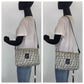 FENDI Shoulder Bag canvas Green Pink Navy Crossbody Shoulder Bag Messenger Bag Zucca Pattern FF logo Women Used Authentic