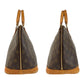 LOUIS VUITTON Handbag M51130 PVC, Leather Brown Gold Metal Monogram Alma Women Used Authentic