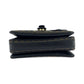 CELINE Shoulder Bag PVC Black Dark Brown Gold Metal Shoulder Bag pochette Macadam Women Used Authentic