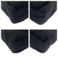 PRADA Shoulder Bag Nylon Black SilverMetal Shoulder Bag pochette Test Triangle With logo Women Used Authentic