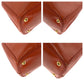 PRADA Shoulder Bag Patent leather Orange GoldMetal Shoulder Bag Handbag 2way Safiano Galleria Women Used Authentic
