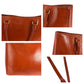PRADA Shoulder Bag Patent leather Orange GoldMetal Shoulder Bag Handbag 2way Safiano Galleria Women Used Authentic