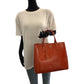 PRADA Shoulder Bag Patent leather Orange GoldMetal Shoulder Bag Handbag 2way Safiano Galleria Women Used Authentic