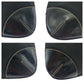 PRADA Shoulder Bag 7 Nylon Black SilverMetal Shoulder Bag pochette Test Triangle With logo Women Used Authentic