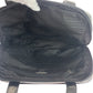 PRADA Tote Bag Nylon Black SilverMetal Tote Bag Shoulder Bag Test Triangle With logo Women Used Authentic