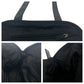 PRADA Tote Bag Nylon Black SilverMetal Tote Bag Shoulder Bag Test Triangle With logo Women Used Authentic