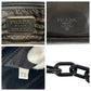 PRADA Shoulder Bag Leather, Plastic black Plastic Chain Shoulder Bag Logo embossed Women Used Authentic