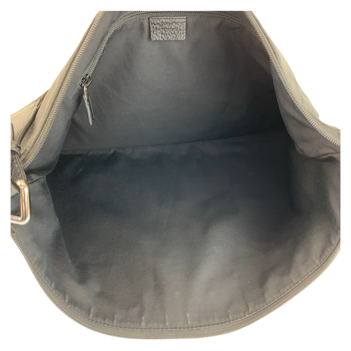 PRADA Shoulder Bag Leather, Plastic black Plastic Chain Shoulder Bag Logo embossed Women Used Authentic