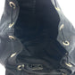 PRADA Backpack Nylon Black SilverMetal Backpack Backpack Test Triangle With logo Women Used Authentic