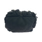 PRADA Backpack Nylon Black SilverMetal Backpack Backpack Test Triangle With logo Women Used Authentic