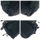 PRADA Backpack Nylon Black SilverMetal Backpack Backpack Test Triangle With logo Women Used Authentic