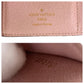 LOUIS VUITTON Tri-fold wallet M62360 PVC, Leather Brown Rose Ballerine Pink Gold Metal Folding wallet Compact wallet Monogram Portefeuille Victorine Women Used Authentic