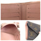 LOUIS VUITTON Tri-fold wallet M62360 PVC, Leather Brown Rose Ballerine Pink Gold Metal Folding wallet Compact wallet Monogram Portefeuille Victorine Women Used Authentic