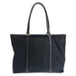PRADA Tote Bag Nylon, Leather Black SilverMetal Tote Bag Shoulder Bag Test Triangle With logo Women Used Authentic