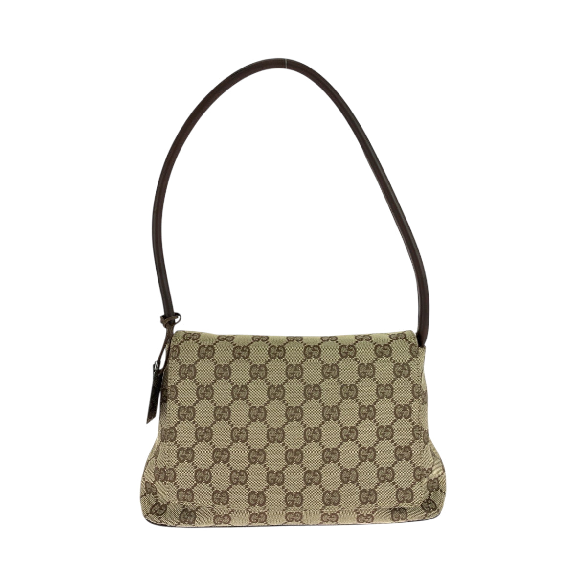 GUCCI Shoulder Bag 90646 GG canvas Beige Brown SilverMetal Shoulder Bag Shoulder Bag Women Used Authentic