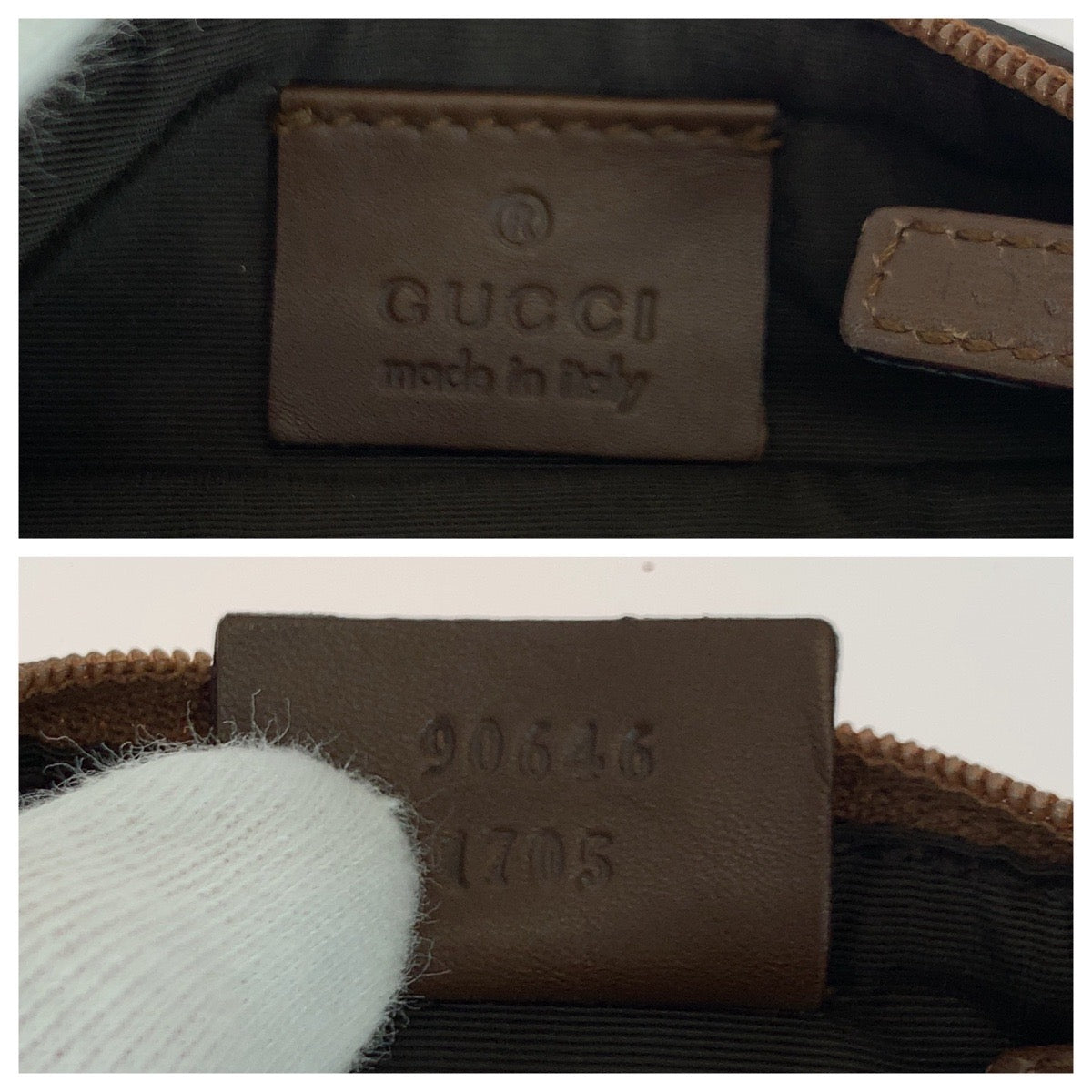 GUCCI Shoulder Bag 90646 GG canvas Beige Brown SilverMetal Shoulder Bag Shoulder Bag Women Used Authentic