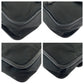 PRADA Shoulder Bag Nylon, Leather Black Silver Metal Shoulder Bag pochette Test Triangle With logo Women Used Authentic