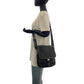 PRADA Shoulder Bag Nylon, Leather Black Silver Metal Shoulder Bag pochette Test Triangle With logo Women Used Authentic