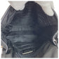 PRADA Shoulder Bag Nylon, Leather Black Silver Metal Shoulder Bag pochette Test Triangle With logo Women Used Authentic