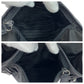 PRADA Shoulder Bag Nylon, Leather Black Silver Metal Shoulder Bag pochette Test Triangle With logo Women Used Authentic