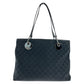 GUCCI Tote Bag 120837 GG canvas, leather Black SilverMetal Tote Bag Shoulder Bag Women Used Authentic