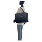 PRADA Business bag Nylon, Leather black Business bag briefcase Testo Saffiano Triangle With logo mens Used Authentic