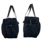 PRADA Business bag Nylon, Leather black Business bag briefcase Testo Saffiano Triangle With logo mens Used Authentic