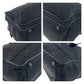PRADA Business bag Nylon, Leather black Business bag briefcase Testo Saffiano Triangle With logo mens Used Authentic