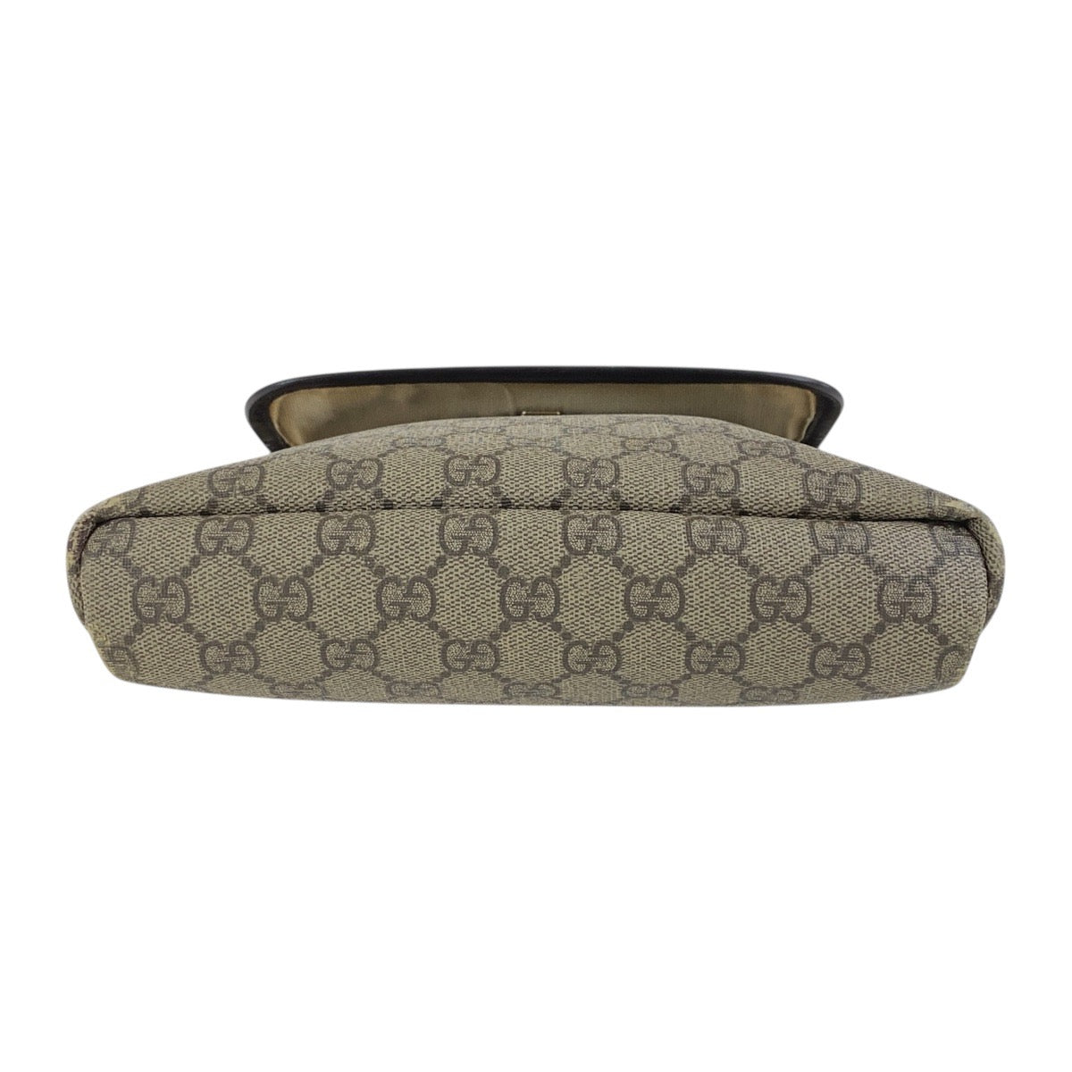 GUCCI Shoulder Bag 223666 GG Supreme Canvas Beige brown Crossbody Shoulder Bag Unisex Women Used Authentic