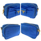 PRADA Shoulder Bag Nylon Blue GoldMetal Shoulder Bag pochette Test ribbon Women Used Authentic