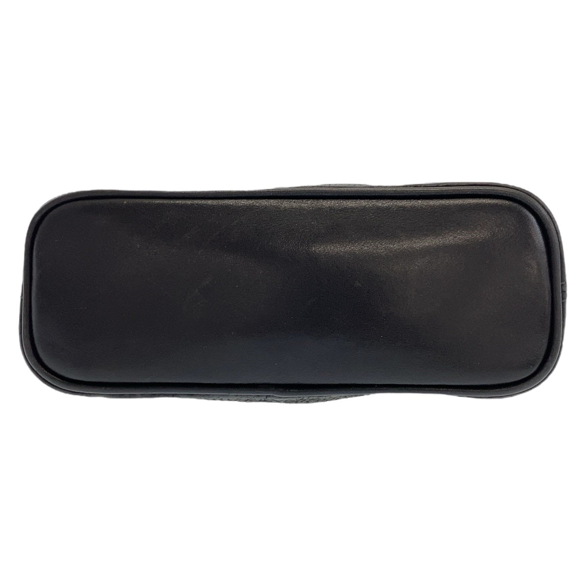 CELINE Shoulder Bag leather Black GoldMetal Triomphe