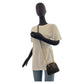 CELINE Shoulder Bag leather Black GoldMetal Triomphe
