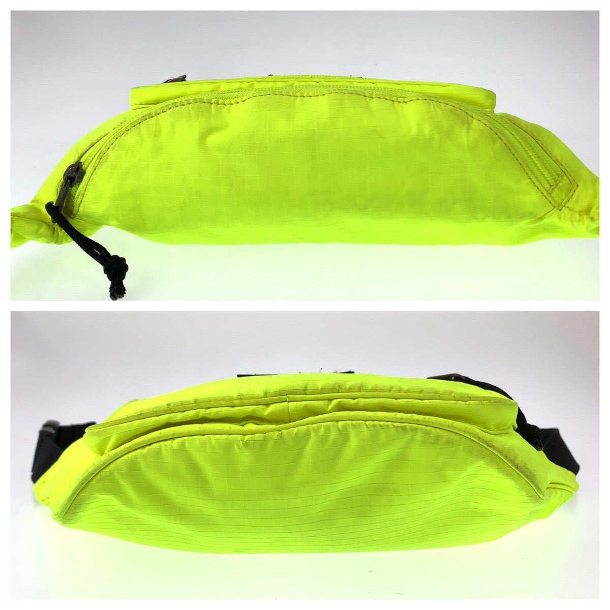 BALENCIAGA Waist bag 482389 Nylon Fluorescent Neon Yellow Black Waist pouch, Sling bag, Bum bag Explorer mens Used Authentic