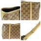 GUCCI Tote Bag 197953 GG Supreme Canvas Brown Gold Gold Metal Tote Bag Shoulder Bag GG crystal Women Used Authentic