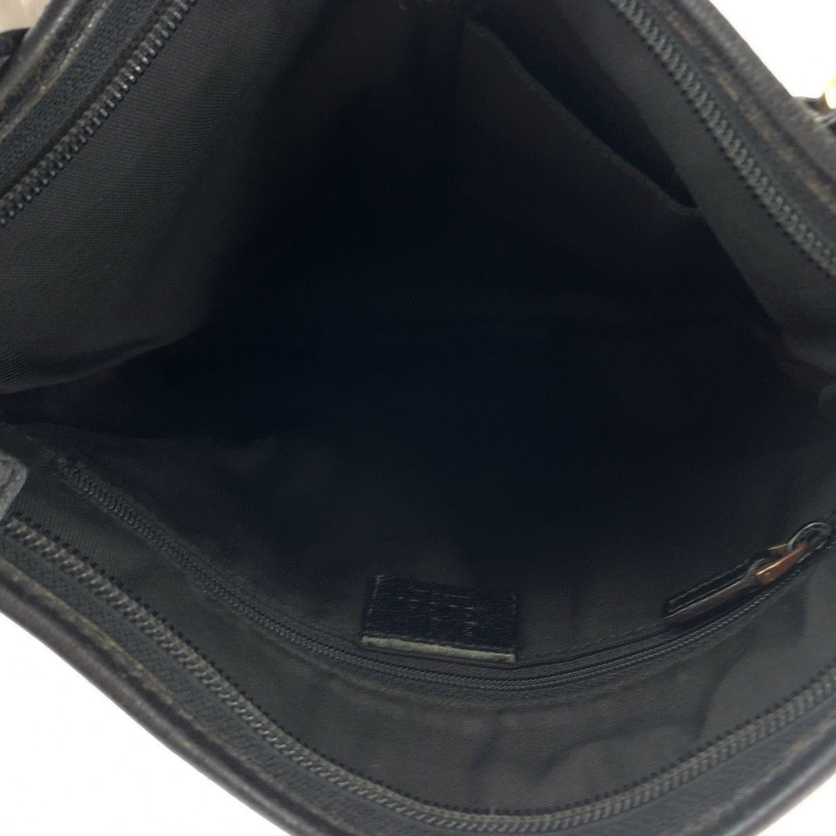 GUCCI Shoulder Bag 239347 leather Black SilverMetal Shoulder Bag pochette Guccisima Women(Unisex) Used Authentic