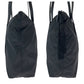 PRADA Tote Bag BR3920 Nylon Black SilverMetal Tote Bag Shoulder Bag Test Triangle With logo Fringe Women Used Authentic